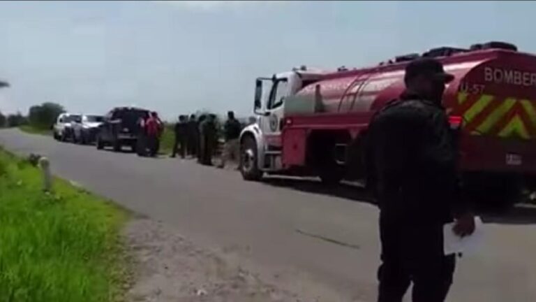 Canal sobre la carretera a el Zapote/Hombre sin vida es descubierto por las autoridades